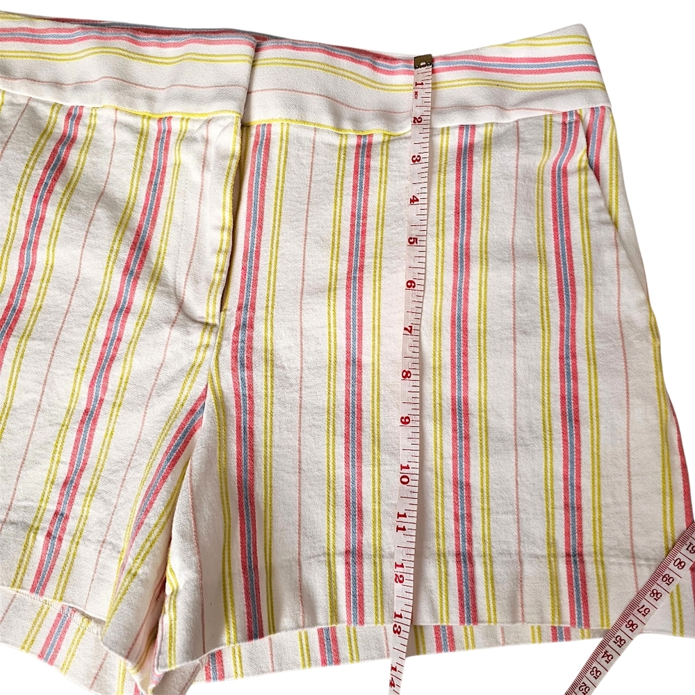 LOFT The Riviera Multicolor Striped Short - Size 12 - Picture 11 of 14